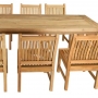 set 248 -- marley armchairs,marley side chairs & 39 x 94,5 inch rectangular dining table xx-thick wood (rw-t005)